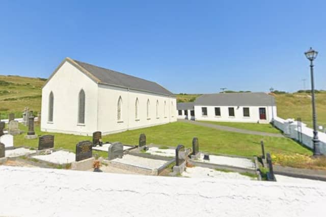The events are taking place at the church hall in Lagg, which overlooks Trawbreaga Bay