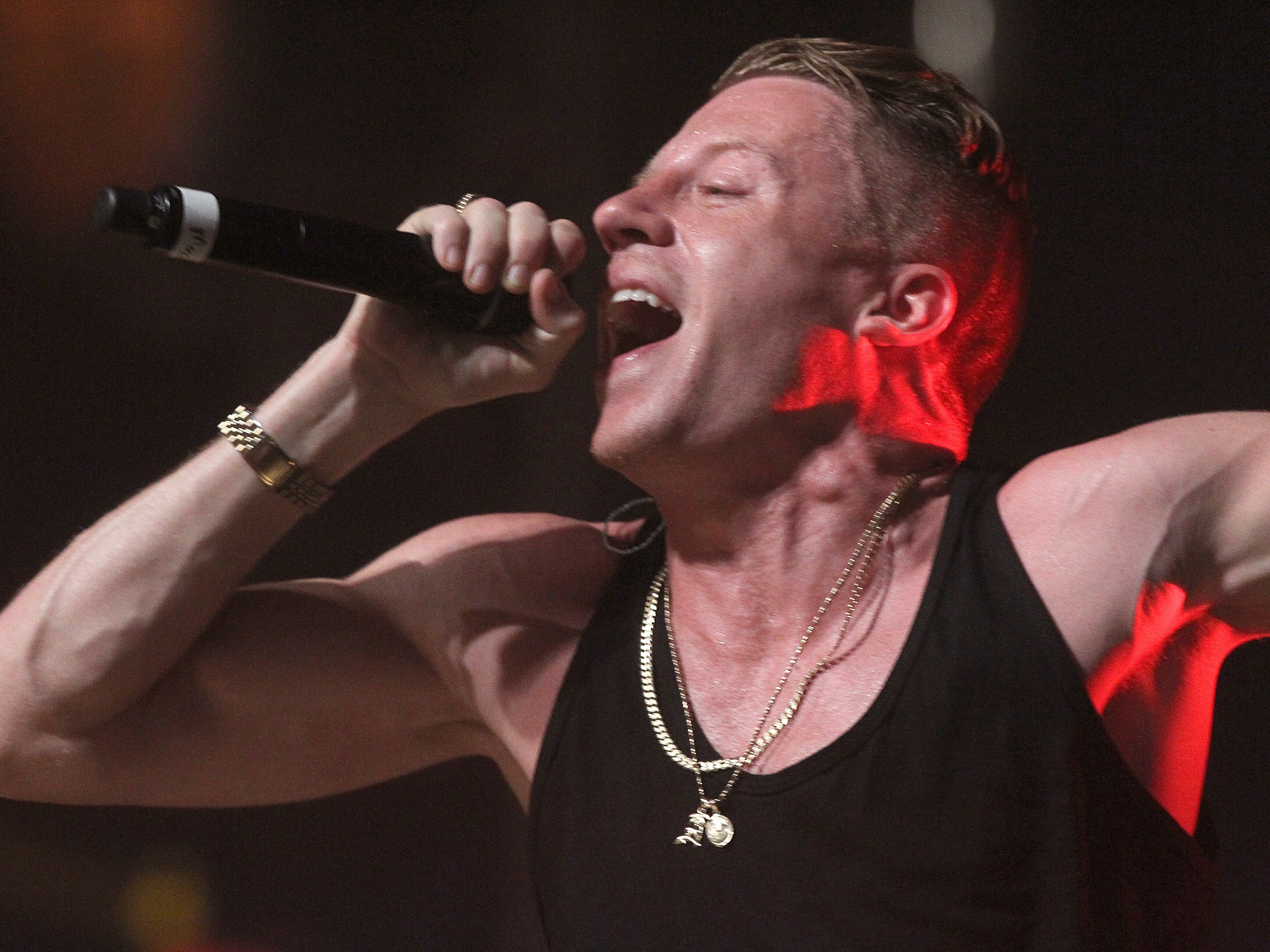 Macklemore performing at the Radio 1 Big Weekend in Londonderry