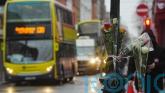 Flowers left at scene of fatal bus crash in Dublin