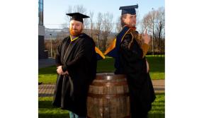 Raise a glass to the Donegal man who has graduated after completing Ireland's first undergraduate brewing and distilling degree