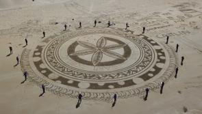 Sand artists at St Patrick's Girls' National School