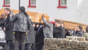 Funeral takes place of five-year old Shauna and 'beloved' dad Robert