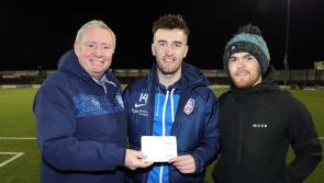 Kieran Farren takes player of the month award at Coleraine
