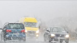 Met Éireann forcecast hail, sleet or snow for Donegal with temperatures to drop