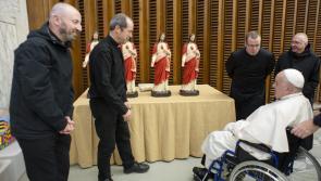 Donegal priest meets Pope Francis in Vatican as blessed statues return to Ireland