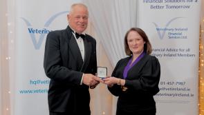 Distinguished service award for veterinary professor with strong Buncrana connections