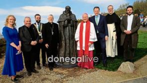 In pictures: Sculpture of Fr James Hegarty unveiled in Buncrana by Papal Nuncio