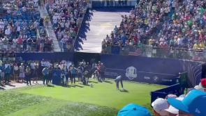 National: Watch - Ryder Cup crowd go mad for McIlroy on day one in Rome