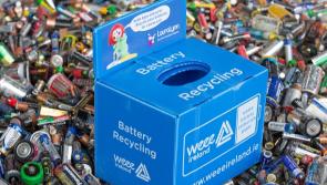 Donegal Battery recycling at 14 AA batteries per person but still not enough
