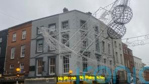 Falling masonry brings down Drogheda Christmas lights
