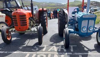 Mizen to Malin for tractor run for Motor Neurone Disease  completed.