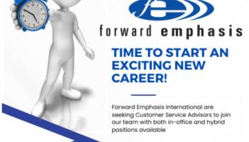 Time to start an exciting new career!