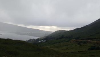 Mostly dry in Donegal with plenty of low winter sunshine before a nasty turn later