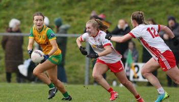 Katie Dowds brace helps Donegal defeat Tyrone and go top of the table