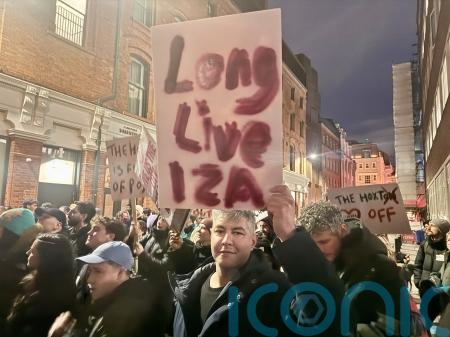Protesters criticise late-night venue closures after hotel seeks injunction