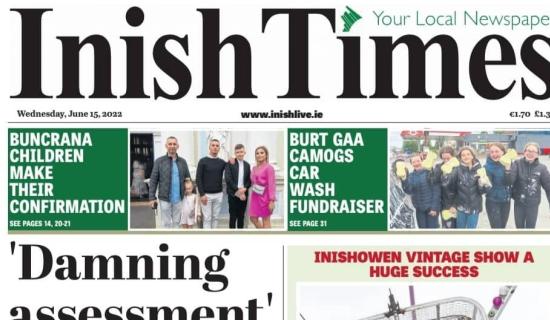 Here's what's in this week's Inish Times