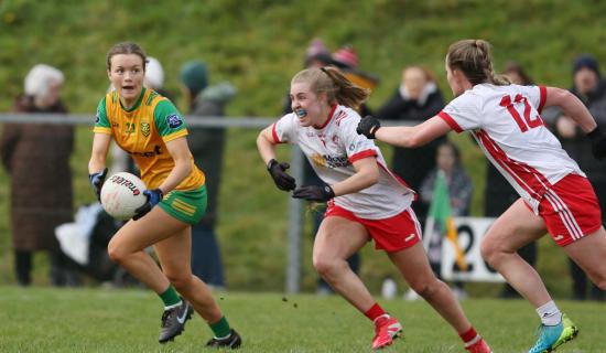 Katie Dowds brace helps Donegal defeat Tyrone and go top of the table