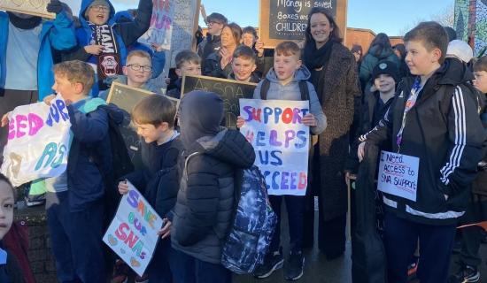 Major protest against SNA cuts in Buncrana next week, with huge crowd expected