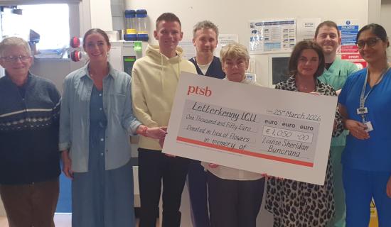 Family of young Buncrana mum-of-four generously donates &euro;1,050 in her memory