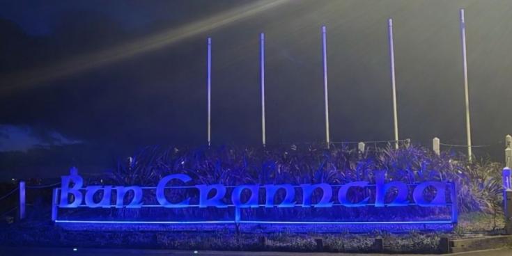 Buncrana's iconic locations turn blue to mark&nbsp;World Autism Month