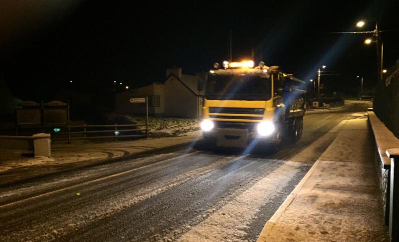 Gritters in action tonight