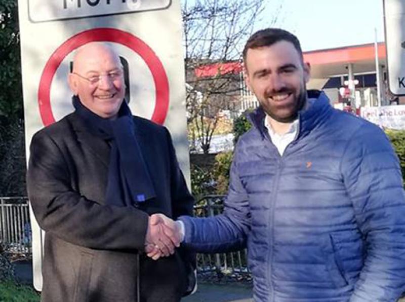 Cllr Terry Crossan and Donegal Cathaoirleach Jack Murray