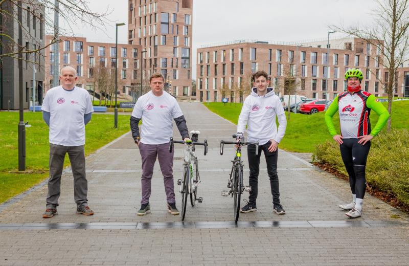 Two Inishowen men to complete mammoth 400kms cycle for charity