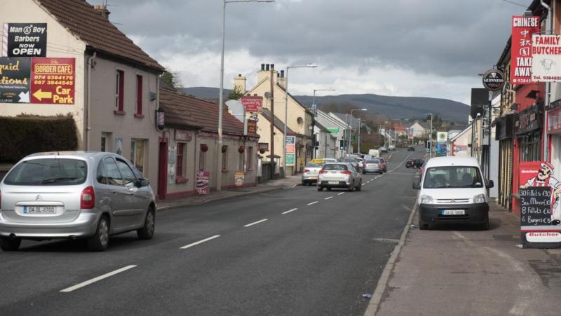 Muff main street subsiding