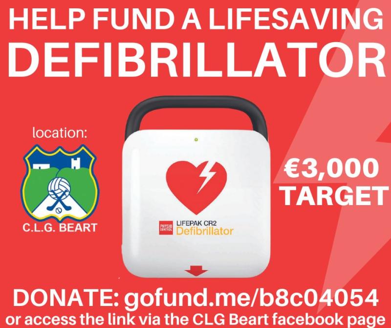 Burt GAA fundraising for defibrillator