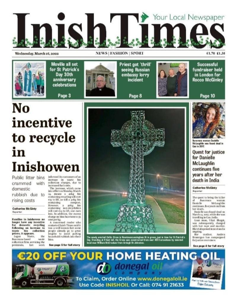 Here's what's in this week's Inish Times