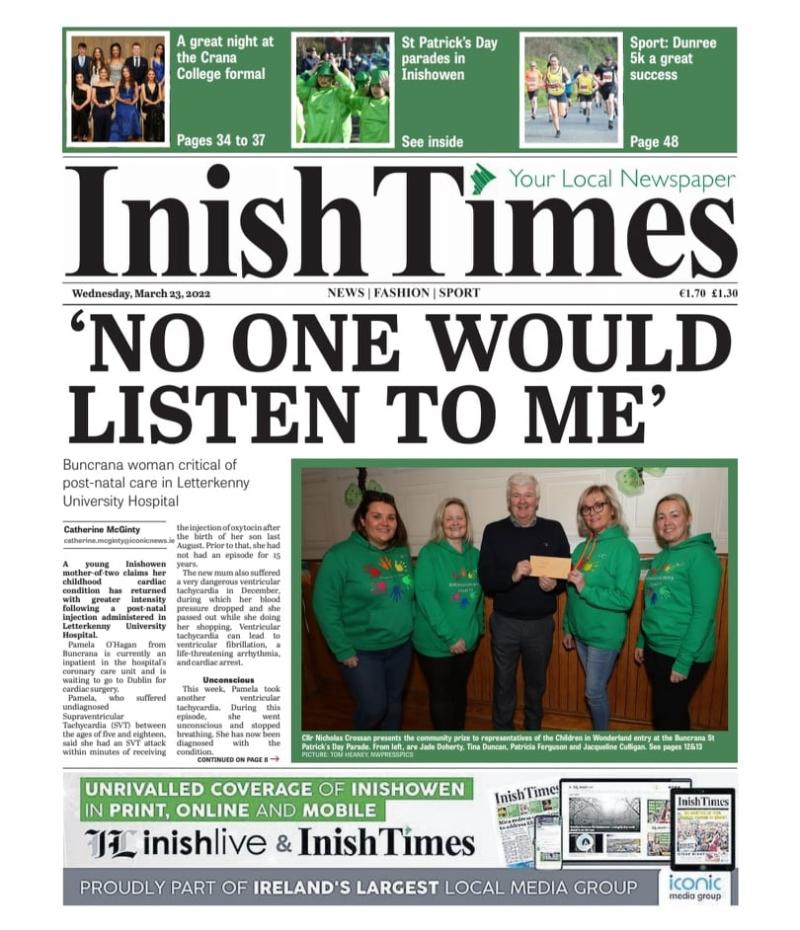 Here's what's in this week's Inish Times