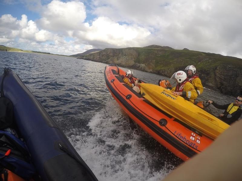 Rescue of sheep trapped on Donegal cliff ledge by kayaker recalled in new book 
