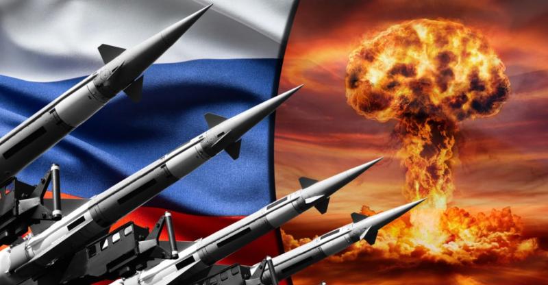 Russian TV graphic shows a nuclear device exploding 300km off the north-west of Donegal