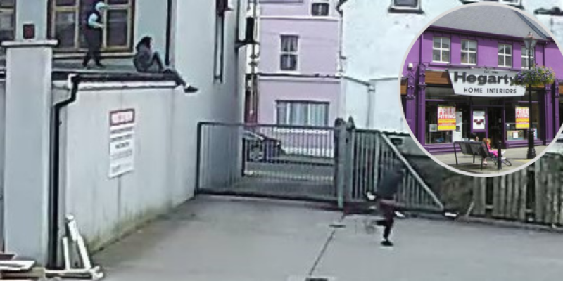 Youths identified throwing roof slates onto Buncrana Main Street