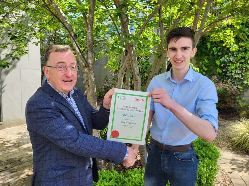 Inishowen student claims third prize in national accounting competition