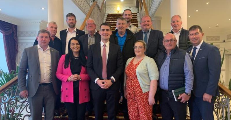 Mica and Transport highlighted to Minister Chambers on visit to Donegal