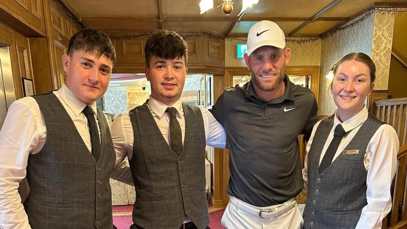 Liverpool legend James Milner checks out Ballyliffin House and Tess Rose Spa