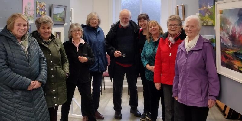 Art sale by Colgan Painters raises funds for Ard Aoibheann unit 
