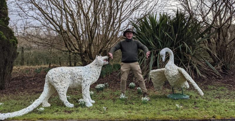 Outdoor art exhibition celebrating spring returns to Buncrana’s Swan Park 