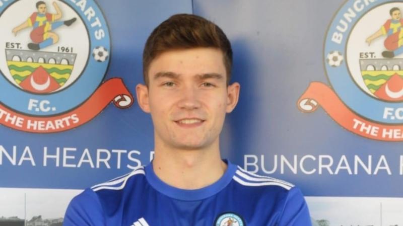 Shaun McDermott departs Buncrana Hearts for Dergview FC in the NIFL 