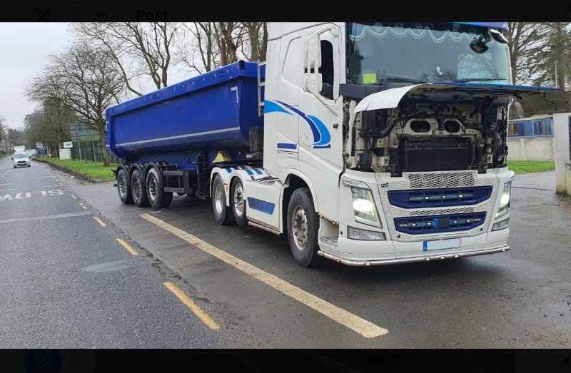 National: Uninsured learner truck driver faces court as lorry is seized