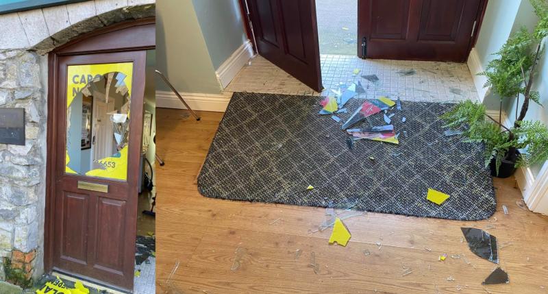 National: TD vows to continue 'undeterred' after attack on constituency office