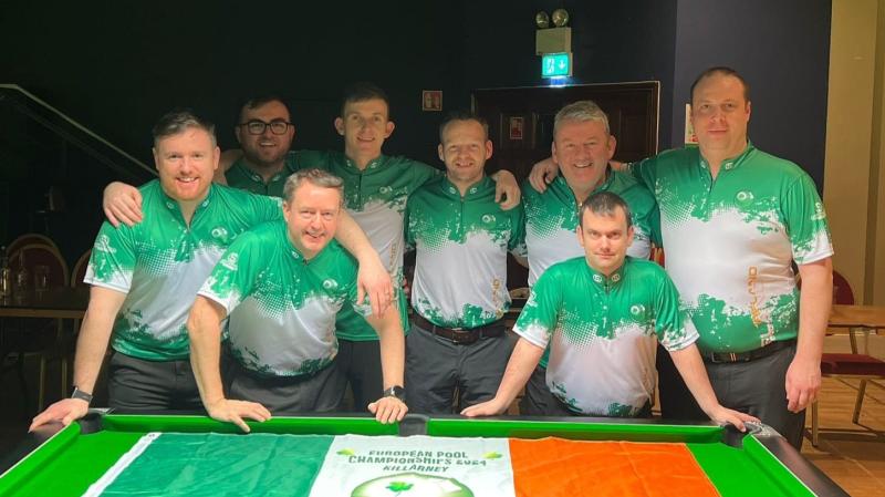 Donegal's Sharkey and Ruddy help Ireland to the European 8-ball pool title win