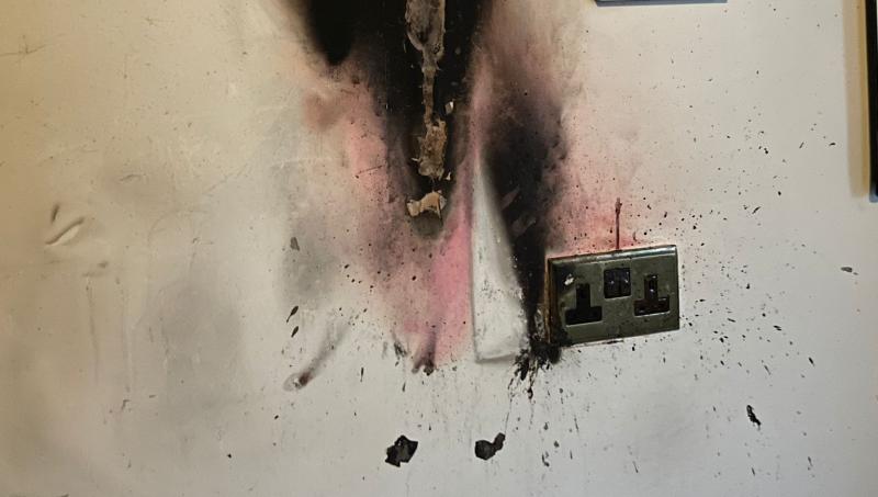 Dublin Fire Brigade shares stark reminder on phone chargers