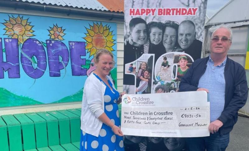Charity thanks ‘inspiration’ Geraldine Mullan for €9,000 Moville fundraiser 