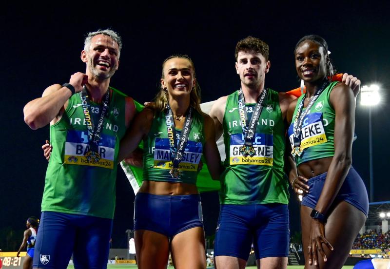 Ireland team wins bronze at the World Athletics Relay in the Bahamas 