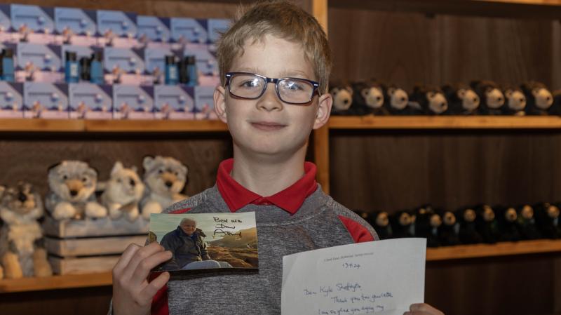 Joy for 11-year-old Donegal boy as Sir David Attenborough responds to letter