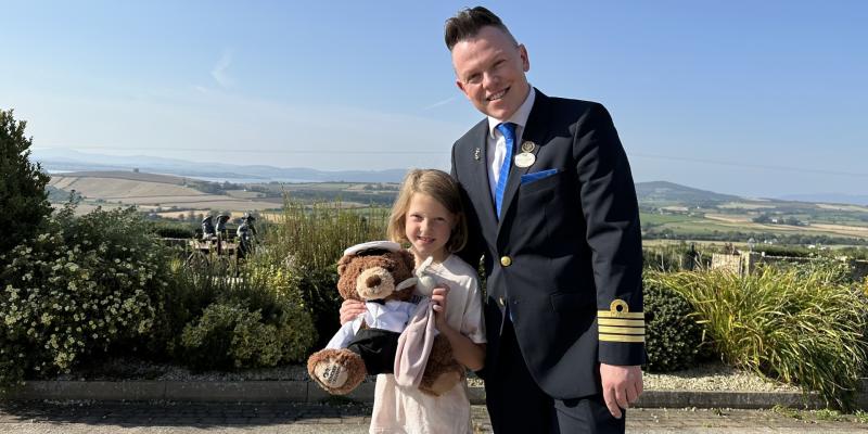 Little Donegal girl reunited with teddy bear lost at sea
