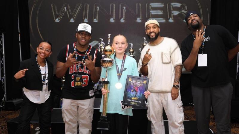 Buncrana girl wins top prize at the Irish HipHop Championships