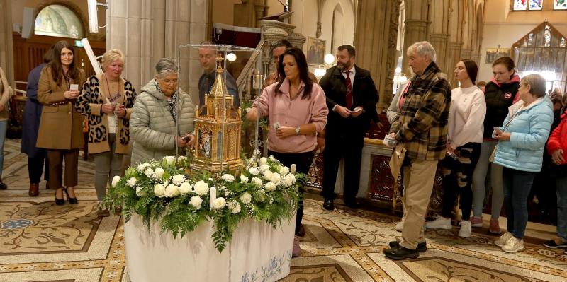 Relics of St Bernadette of Lourdes arrive at St Eunan's Cathedral